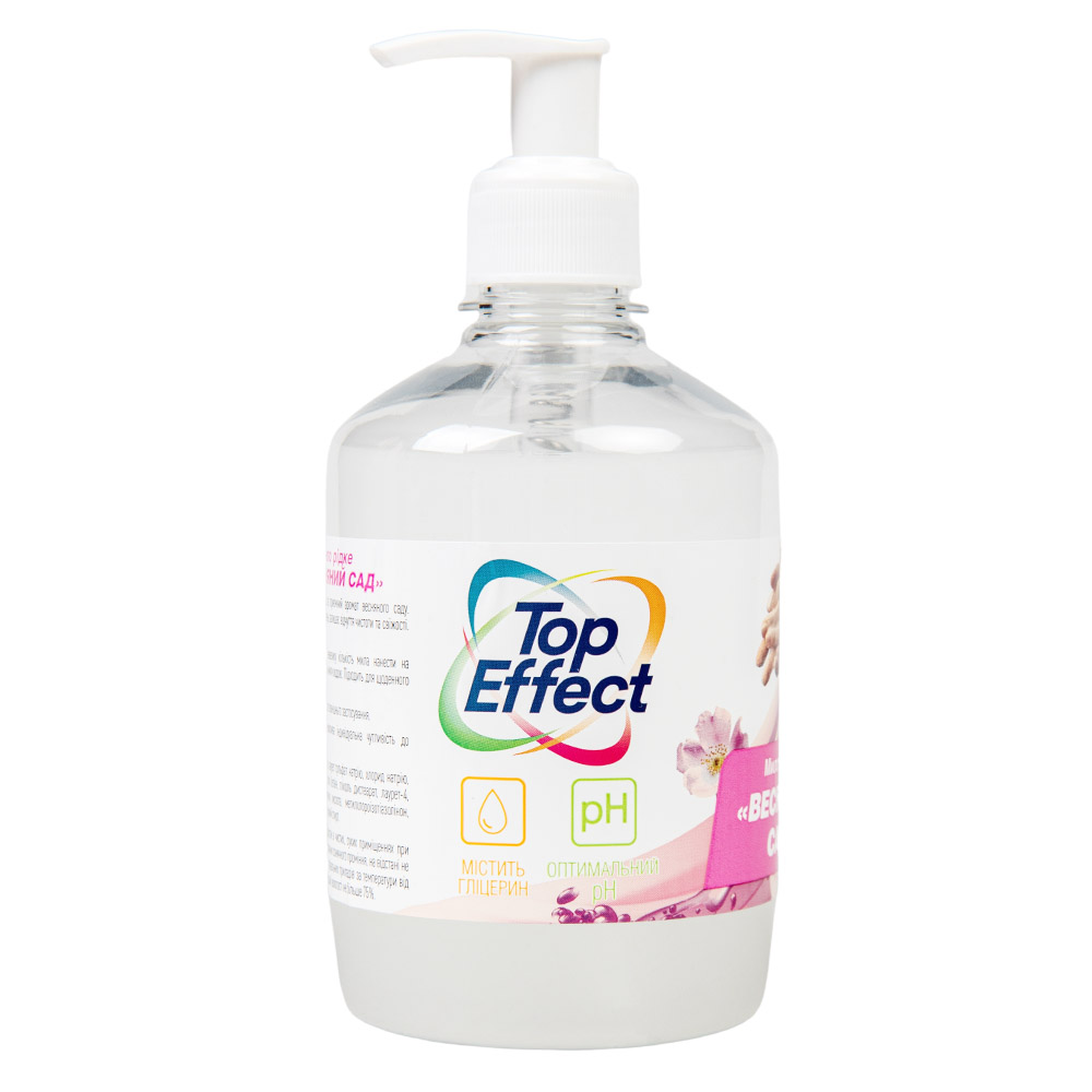 TopEffect Мило рідке "Весняний сад" з дозатором, 440 мл ПЕТ